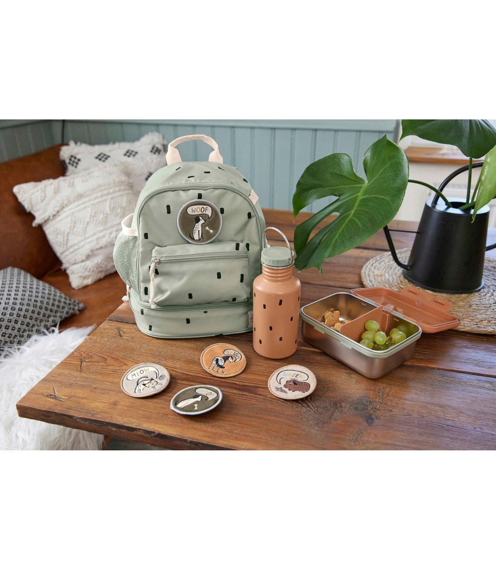 Brotdose Edelstahl Happy Prints