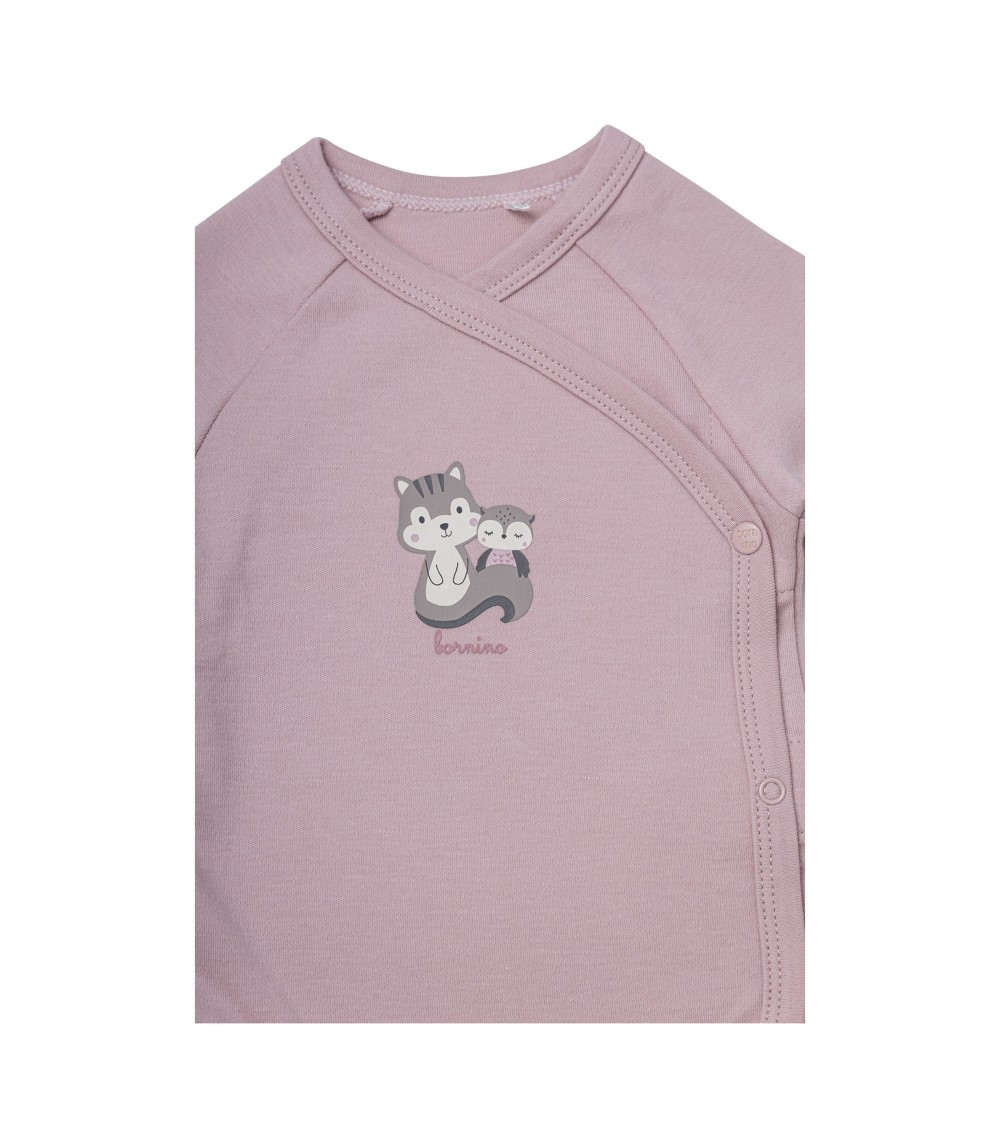 2er-Pack Wickelbodys langarm Cozy Friends