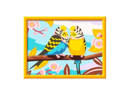 Bunte Wellensittiche