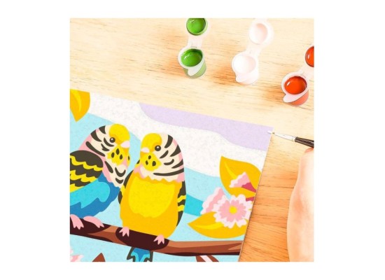 Bunte Wellensittiche