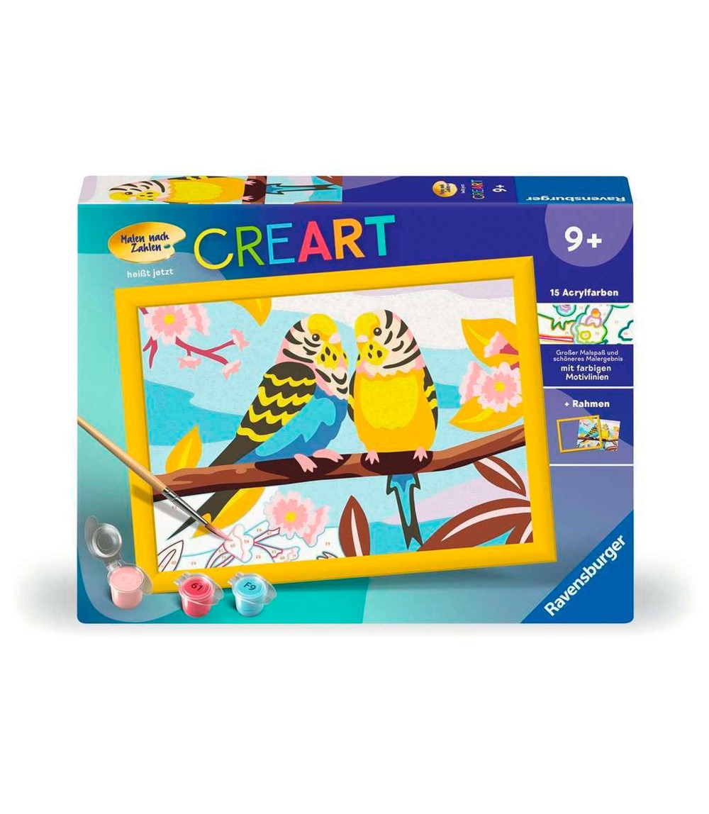 Bunte Wellensittiche