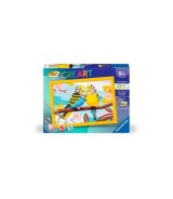 Bunte Wellensittiche