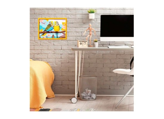 Bunte Wellensittiche