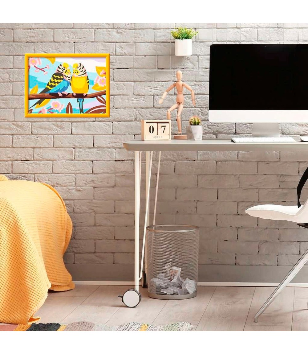 Bunte Wellensittiche