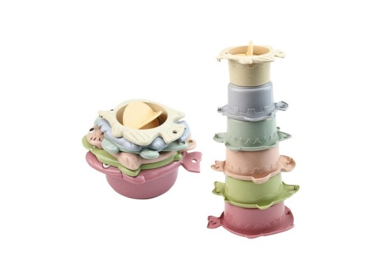 Badespielzeug Stapelbecher