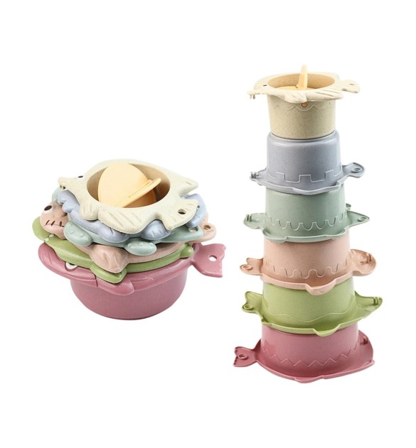 Badespielzeug Stapelbecher