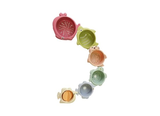 Badespielzeug Stapelbecher