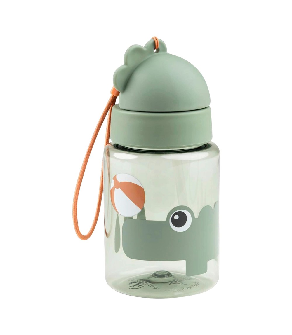 Trinkflasche mit Strohhalm