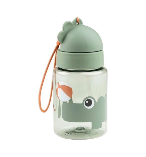 Trinkflasche mit Strohhalm