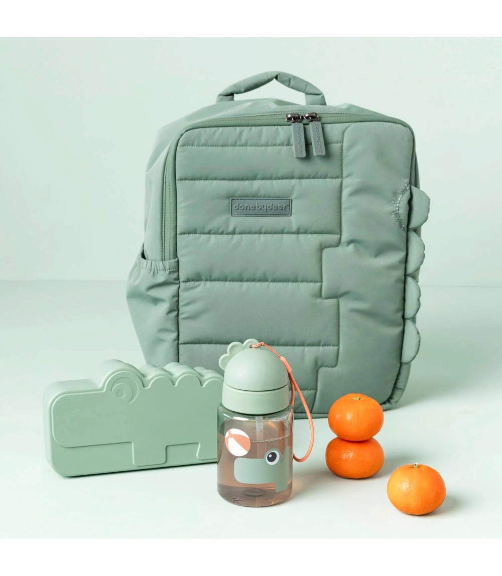 Trinkflasche mit Strohhalm