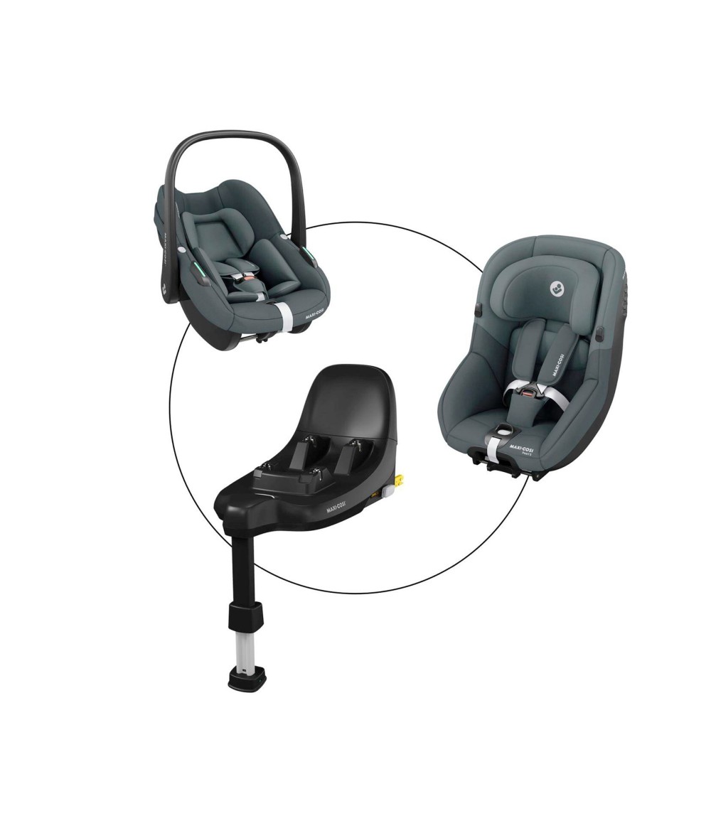 Babyschale Pebble S inkl. Kindersitz Pearl S und Isofix-Basis FamilyFix S