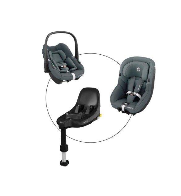 Babyschale Pebble S inkl. Kindersitz Pearl S und Isofix-Basis FamilyFix S