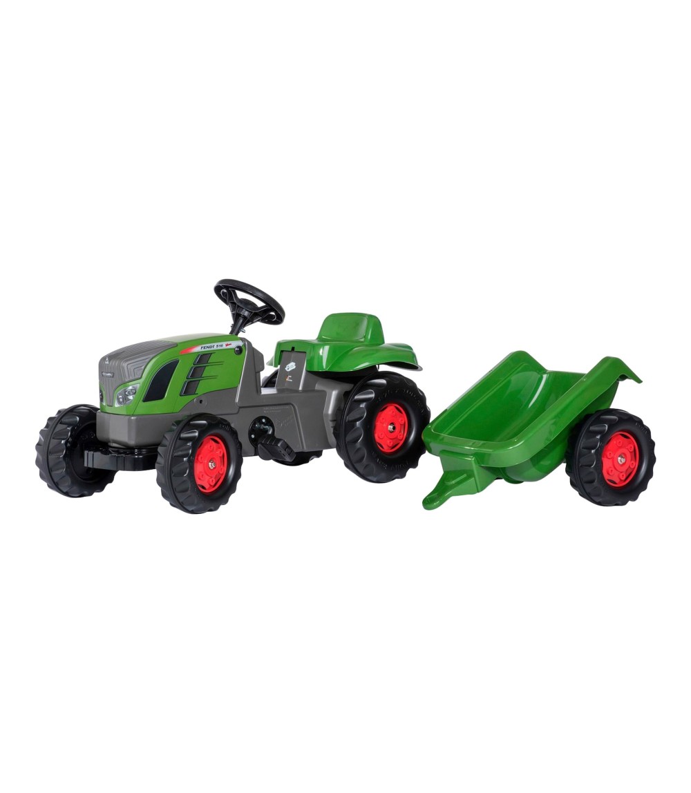 Trettraktor rollyKid Fendt 516 Vario mit Anhänger