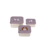 3er-Set Brotdosen aus Edelstahl