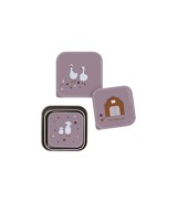 3er-Set Brotdosen aus Edelstahl