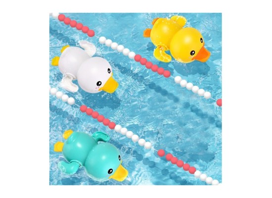 Badespielzeug Aufzieh-Ente Set