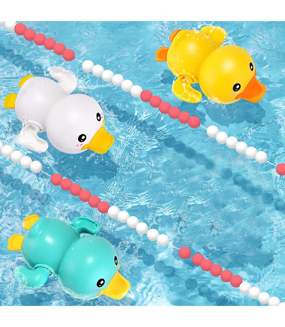 Badespielzeug Aufzieh-Ente Set