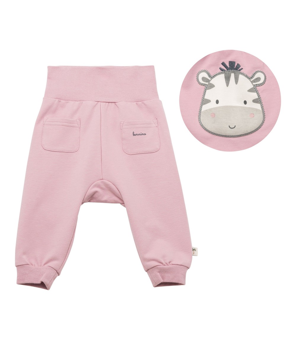 Jogginghose mit Po-Applikation Zebra