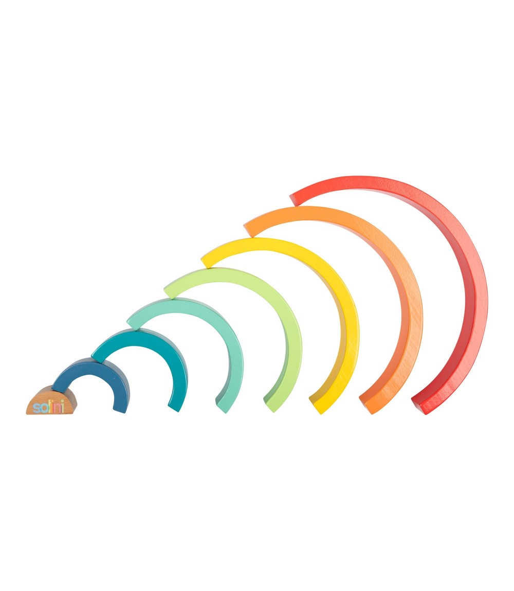 Holzbausteine Regenbogen