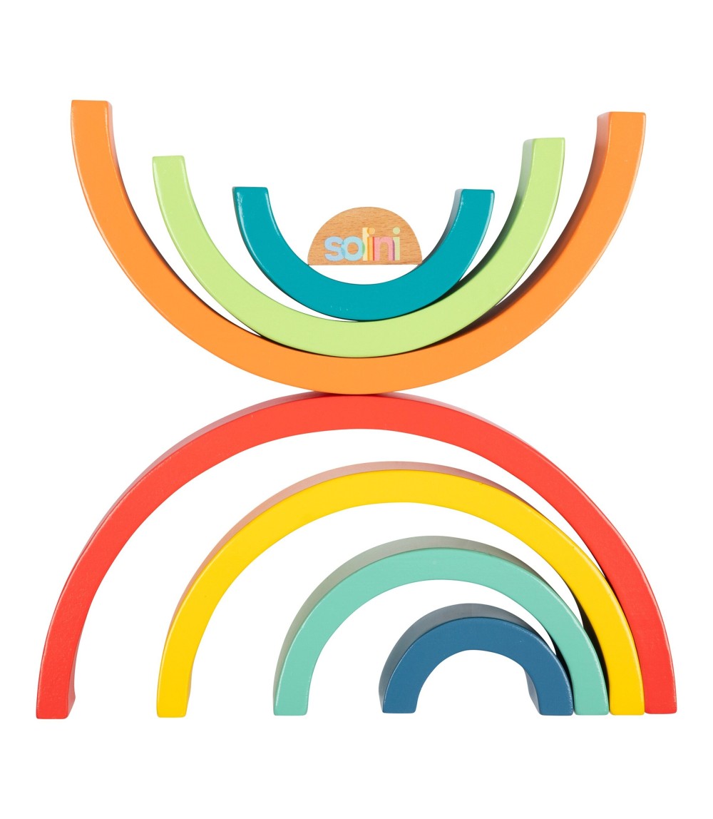 Holzbausteine Regenbogen