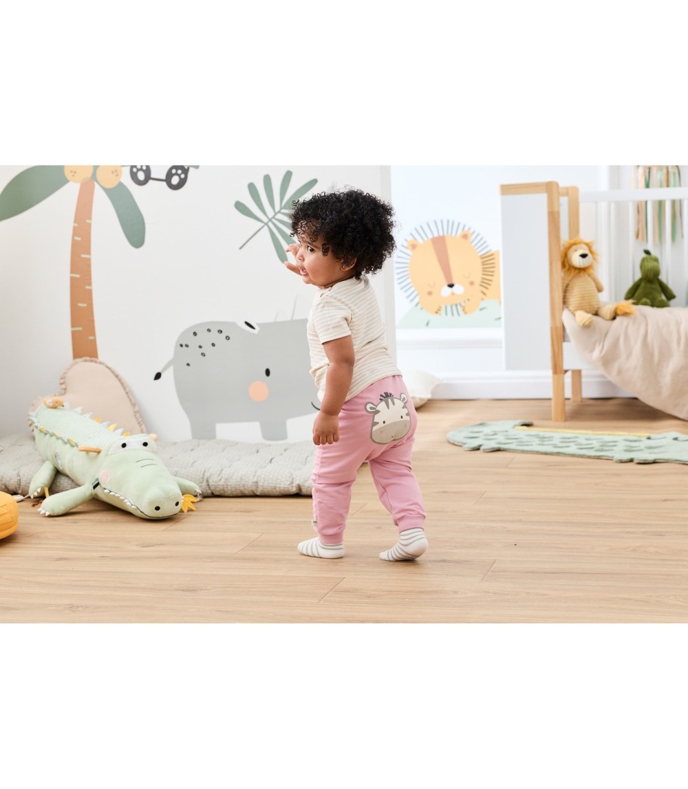 Jogginghose mit Po-Applikation Zebra