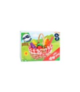 Einkaufskorb mit Schneide-Lebensmittel