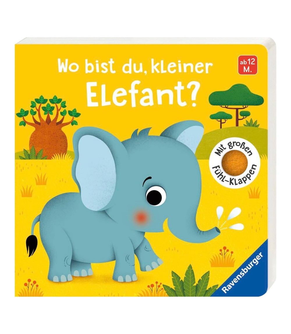 Pappbilderbuch Wo bist du kleiner Elefant?