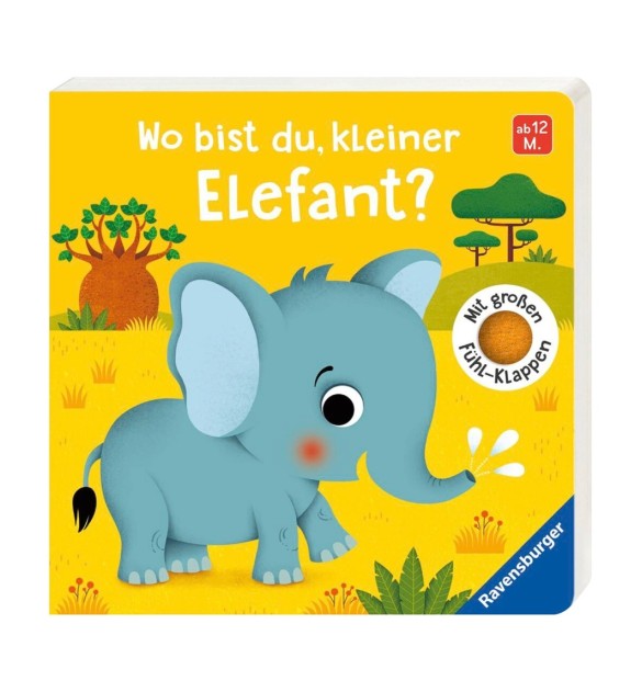 Pappbilderbuch Wo bist du kleiner Elefant?