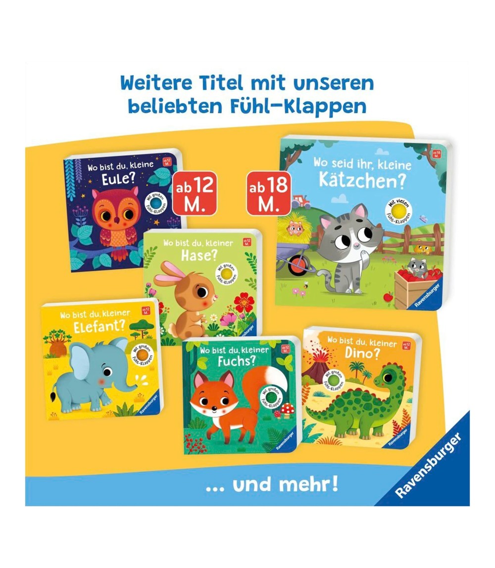 Pappbilderbuch Wo bist du kleiner Elefant?