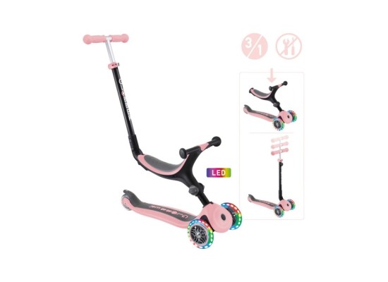 3in1 Scooter Go-Up mit Leuchtrollen