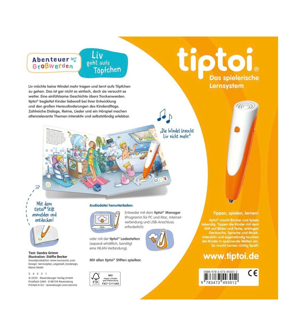 Liv geht aufs Töpfchen