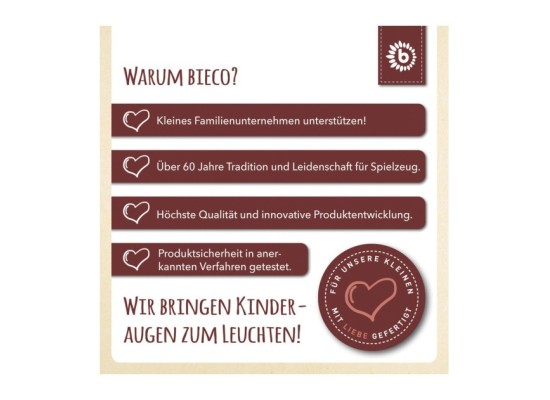 Holz Beißring mit Silikonball Rund - ab Geburt