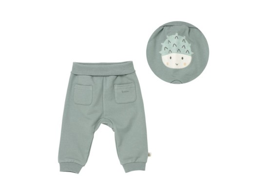 Jogginghose mit Po-Applikation Kastanie