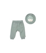 Jogginghose mit Po-Applikation Kastanie